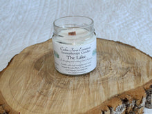 Load image into Gallery viewer, The Lake 8 oz Coco-Beeswax, Wooden Wick, Aromatherapy Candle