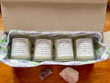 Load image into Gallery viewer, Coco-Beeswax Baby 4 oz Candles with a Wooden Wick. Scented with Essential Oils.