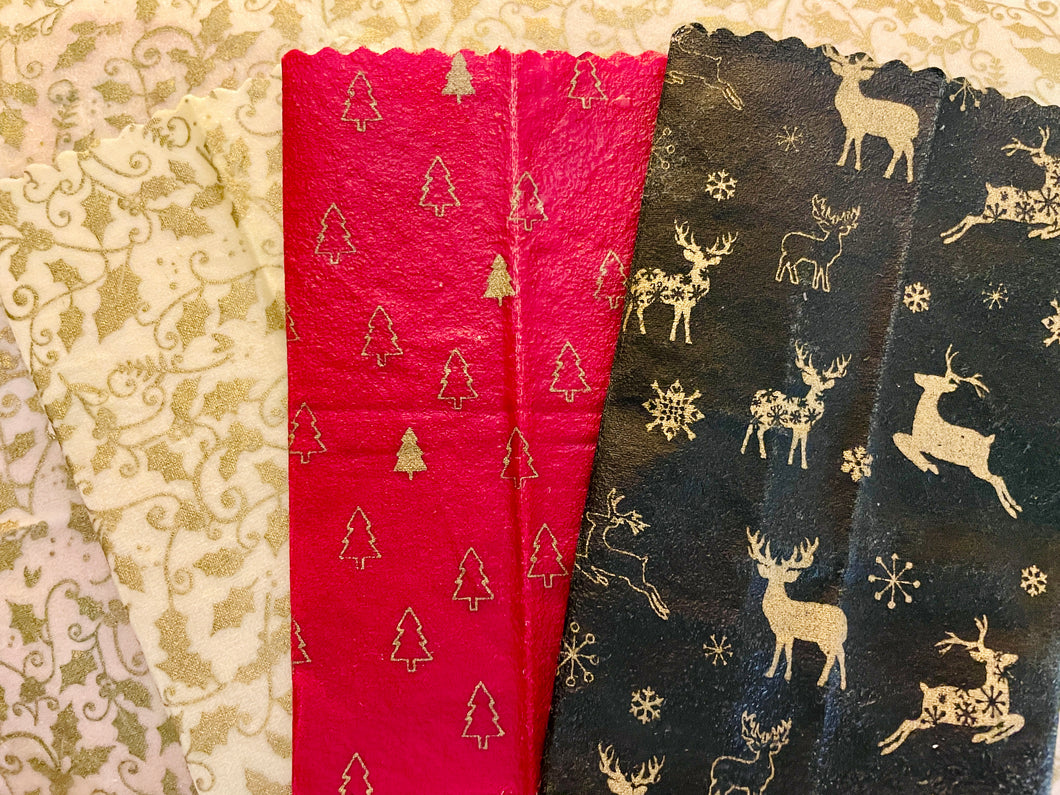 Beeswax Wraps Large Sizes Pack