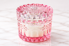 Load image into Gallery viewer, Pink Glass Coco-Beeswax Wooden Wick Candle