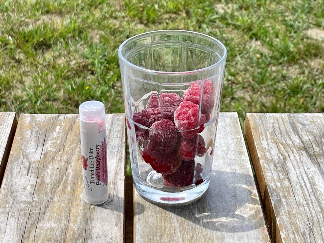 Fresh Raspberry Tinted Shimmer Lip Balm