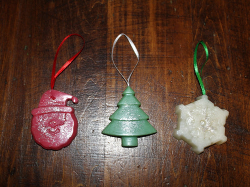 Holiday Beeswax Ornaments