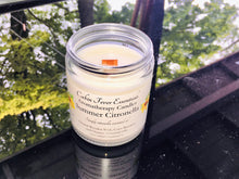 Load image into Gallery viewer, Summer Citronella Coco-Beeswax with Citronella Essential Oil and Wooden Wick