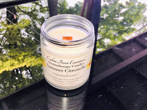 Summer Citronella Coco-Beeswax with Citronella Essential Oil and Wooden Wick