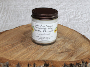 Summer Citronella Coco-Beeswax with Citronella Essential Oil and Wooden Wick