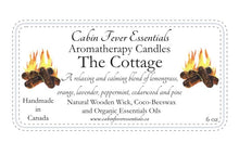 Load image into Gallery viewer, The Cottage 8 oz Coco-Beeswax, Wooden Wick, Aromatherapy Candle