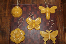 Load image into Gallery viewer, Handmade Natural Beeswax Ornaments