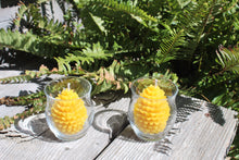 Load image into Gallery viewer, Pure Beeswax Pinecone Votive Candles