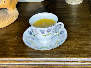 Beeswax Tea Cup Candles