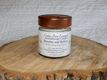 Load image into Gallery viewer, Aromatherapy, Coco-Beeswax, Wooden Wick Candles 6 oz