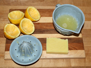 Lemon Peppermint Coconut Milk Soap