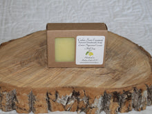 Load image into Gallery viewer, Lemon Peppermint Coconut Milk Soap