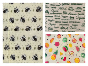 Beeswax Wraps 10x10 Sets