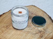 Load image into Gallery viewer, Winter Wonderland Coco-Beeswax, Wooden Wick, Aromatherapy Candle